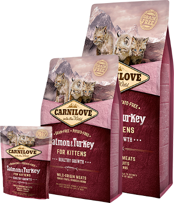 Carnilove Salmon & Turkey for Kittens – Healthy Growth - 1