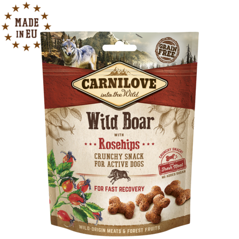 Carnilove Dog Crunchy Snack Wild Boar with Rosehips with fresh meat 200g - 1